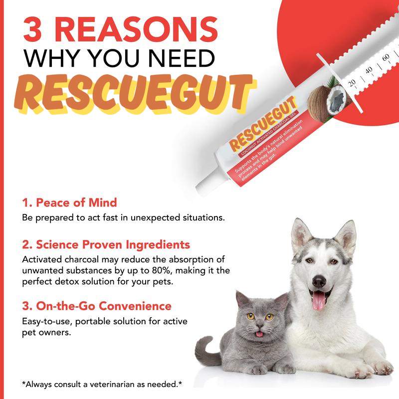 RescueGut Emergency Charcoal Gel