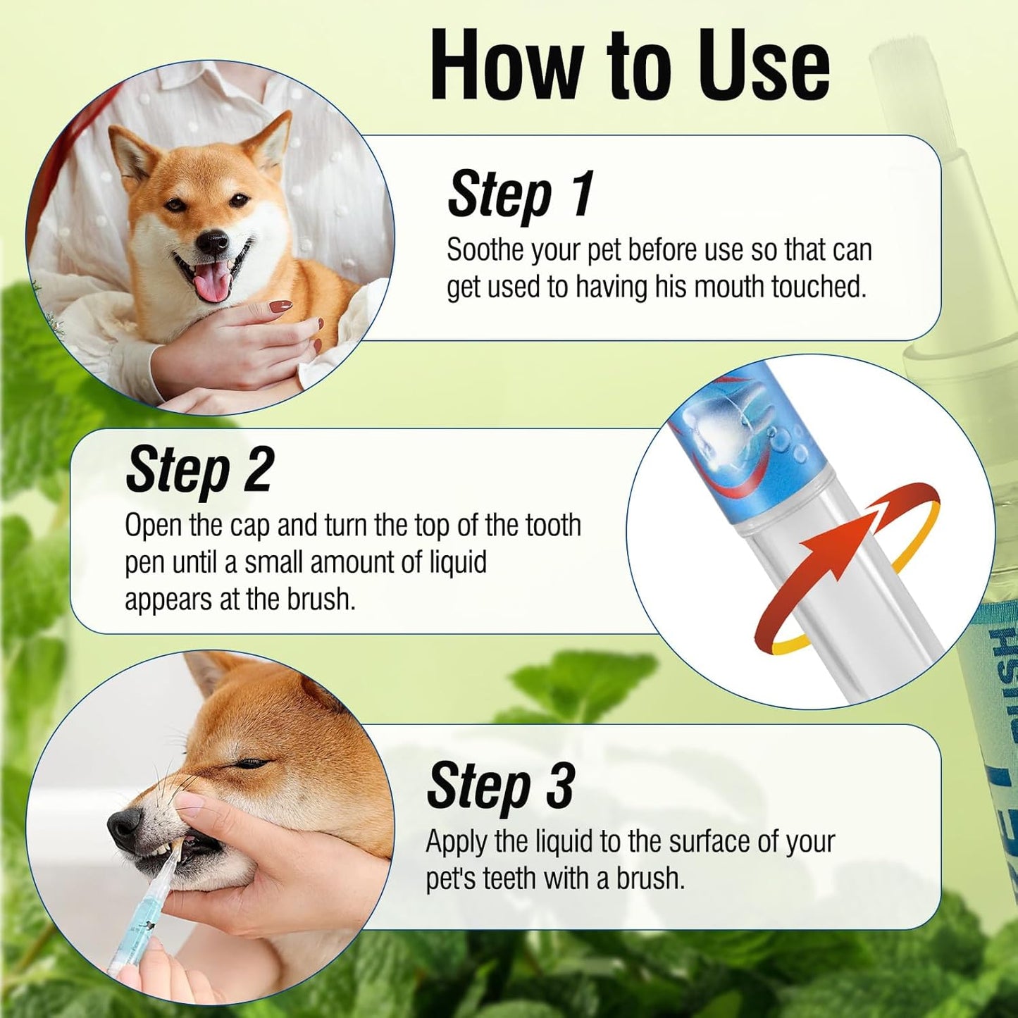 Cure Your Pet Toothbrush Pen