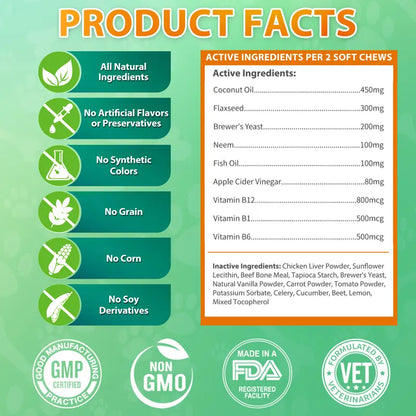 FleaGuard Flea & Tick Prevention Chews