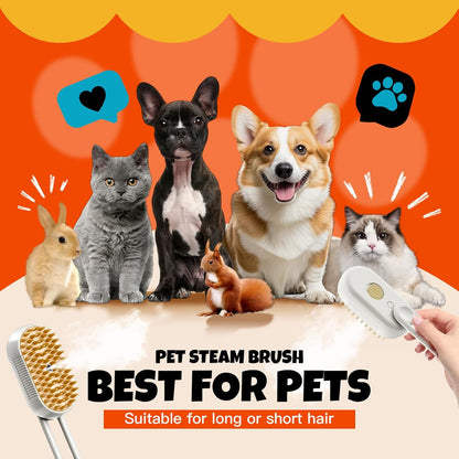 Pet Steam Brush