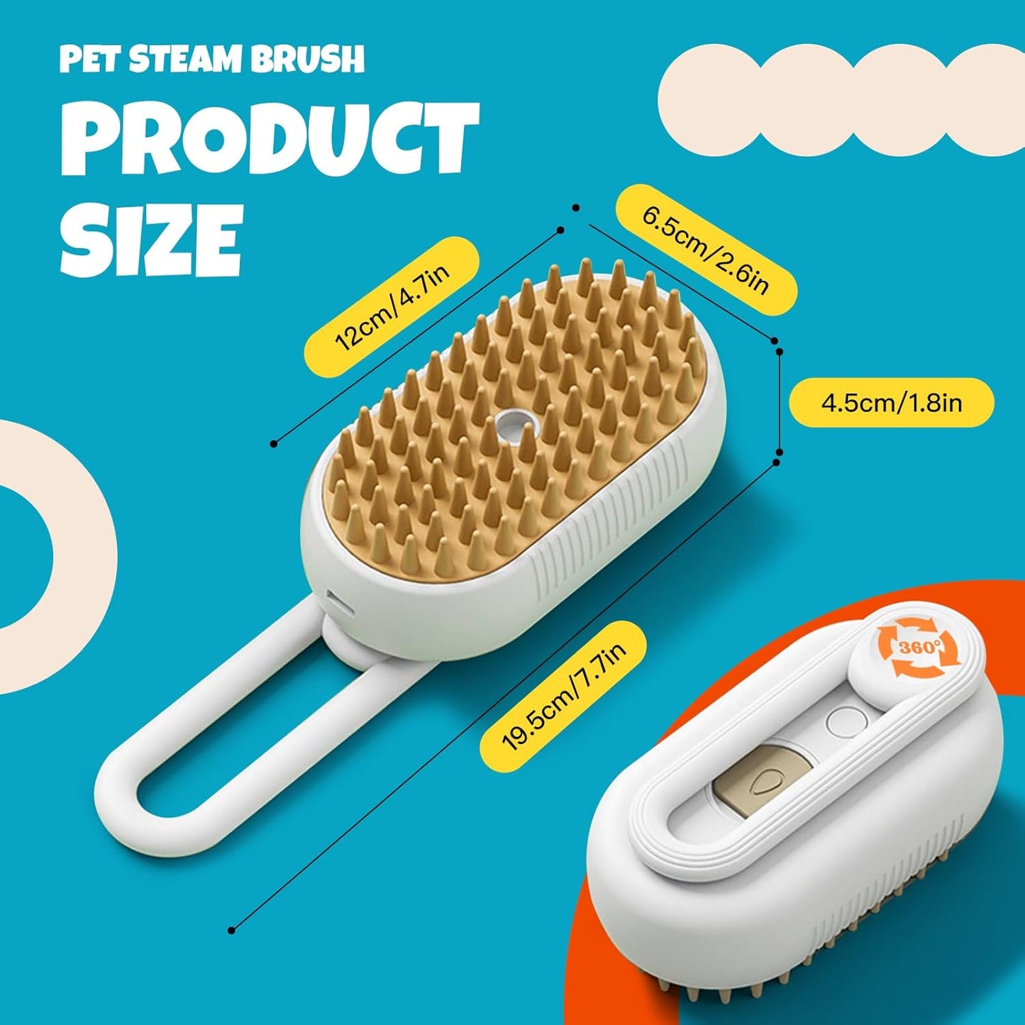 Pet Steam Brush